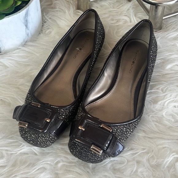 Bandolino Women’s Jolly Jo Brown Tweed Round Toe Flat Shoes Size - Picture 2 of 13